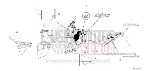 MARQUE/RAYURE (3) CRF1100D4R de 2024